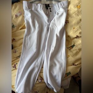 Women’a White Demarini Softball Pants